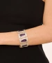 Kiraz Purple Enameled Silver Plated Bracelet