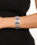 Kiraz Purple Enameled Silver Plated Bracelet