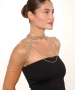 Kiraz Shoulder Accessory Silver Plated Body Accessory