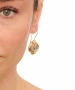 Kiraz Silver And Gold Plated Earring