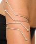 Kiraz Silver Plated Arm Cuff