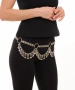 Kiraz Silver Plated Dangling Belt