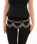Kiraz Silver Plated Dangling Belt