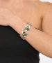 Kiraz Silver Plated Flower Bracelet