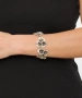 Kiraz Silver Plated Flower Bracelet