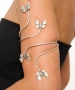Kiraz Silver Plated Butterfly Arm Cuff
