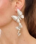 Kiraz Silver Plated Butterfly Earring