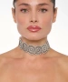 Kiraz Silver Plated Choker