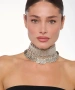 Kiraz Silver Plated Choker