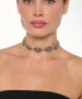 Kiraz Silver Plated Choker