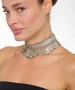 Kiraz Silver Plated Choker