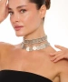 Kiraz Silver Plated Choker Necklace