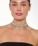 Kiraz Silver Plated Choker Necklace