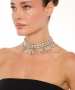 Kiraz Silver Plated Choker Necklace