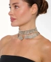 Kiraz Silver Plated Choker Necklace