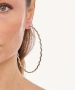 Kiraz Silver Plated Circle Earring