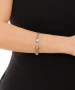 Kiraz Silver Plated Cube Bracelet