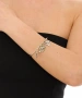 Kiraz Silver Plated Dangling Bracelet