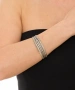 Kiraz Silver Plated Dotted Bracelet