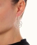 Kiraz Silver Plated Earring