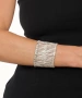 Kiraz Silver Plated Elastic Bracelet