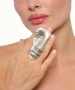 Kiraz Silver Plated Face Ring