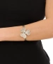 Kiraz Silver Plated Flower Bracelet