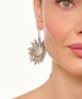 Kiraz Silver Plated Flower Earring