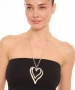 Kiraz Silver Plated Heart Necklace