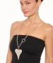 Kiraz Silver Plated Heart Necklace