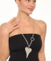 Kiraz Silver Plated Heart Necklace