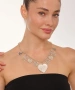 Kiraz Silver Plated Heart Necklace