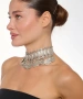 Kiraz Silver Plated Choker