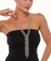 Kiraz Tie Silver Plated Necklace