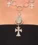 Kiraz Cross Silver Plated Necklace