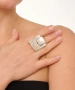 Kiraz Silver Plated Ring