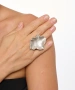 Kiraz Silver Plated Ring