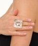 Kiraz Silver Plated Ring