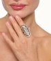 Kiraz Silver Plated Ring