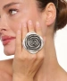 Kiraz Silver Plated Rose Ring