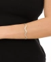 Kiraz Silver Plated Wave Bracelet