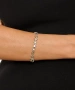 Kiraz Star Elastic Silver Plated Bracelet