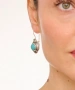 Kiraz Turquoise Stoned Silver Plated Earring
