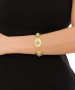 Kiraz Turquoise Stoned Gold Plated Bracelet