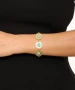 Kiraz Turquoise Stoned Gold Plated Bracelet