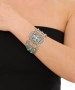 Kiraz Turquoise Stoned Silver Plated Bracelet