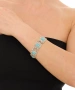 Kiraz Turquoise Stoned Silver Plated Bracelet