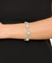 Kiraz Turquoise Stoned Silver Plated Bracelet