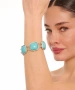 Kiraz Turquoise Stoned Silver Plated Bracelet
