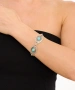 Kiraz Turquoise Stoned Silver Plated Bracelet